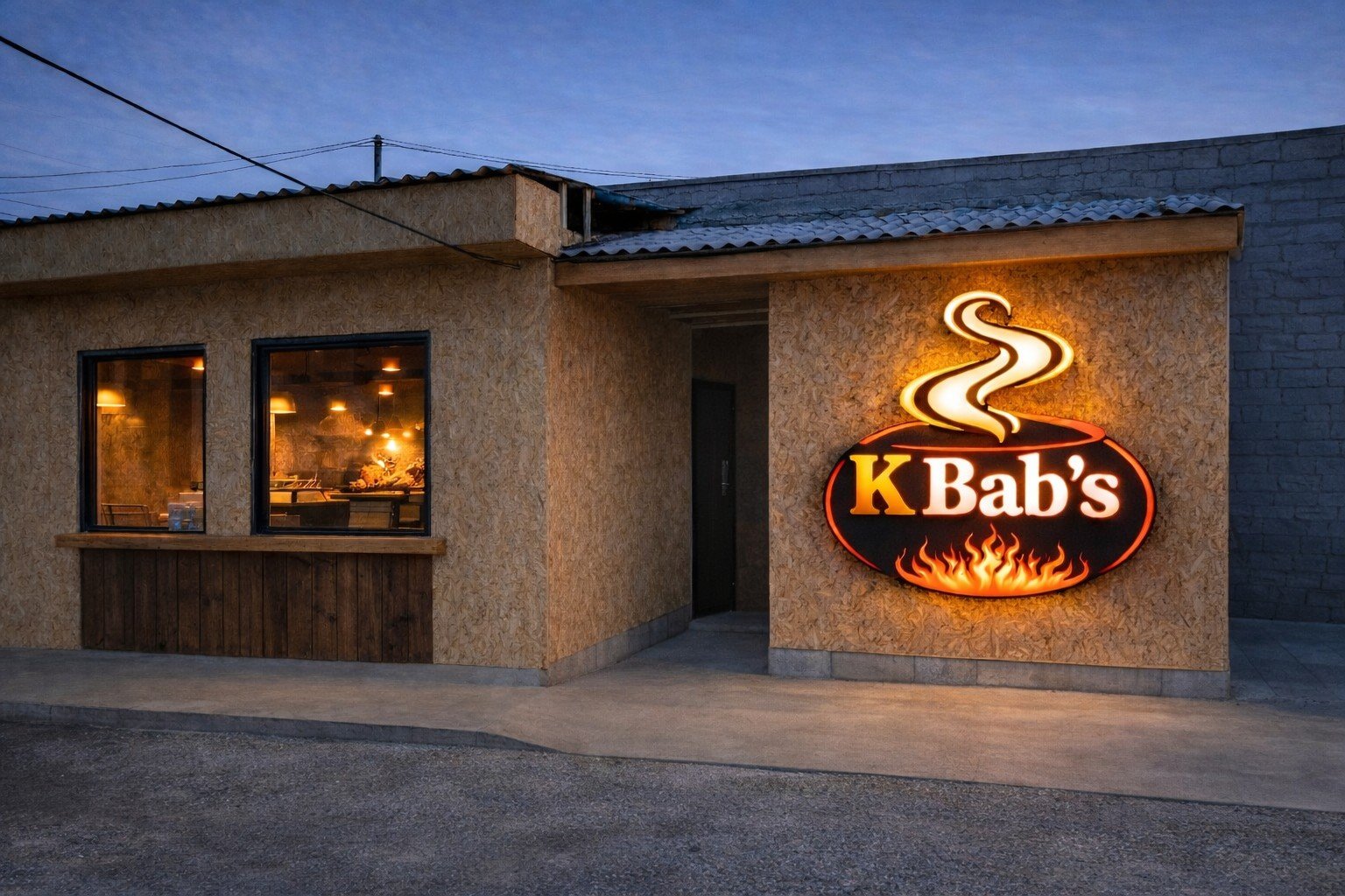 Exterior of the K Bab's location